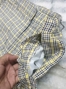 Trendy Plaid Print Pants