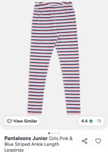 Striped Ankle Length Leggings