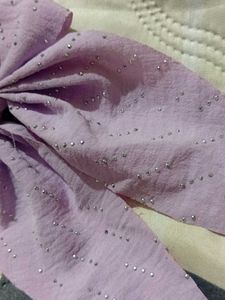 Lavender Sparkle Bow Clip