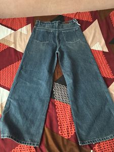 Vintage Wide Leg Denim Jeans