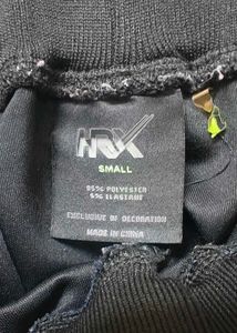 HRX Black Slim Track  Pants