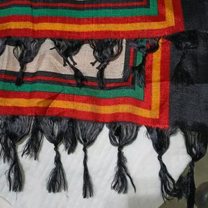 Black Printed Dupatta Stole