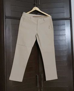 Blackberrys Men's Beige Low rise Trouser