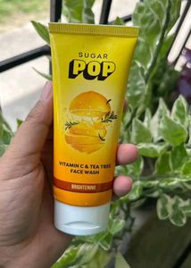 SUGAR POP Vitamin C & Tea Tree Facewash | Brighten