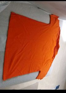 Orange Casual T-Shirt