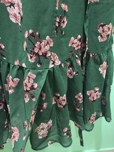 Chic Floral Wrap Dress