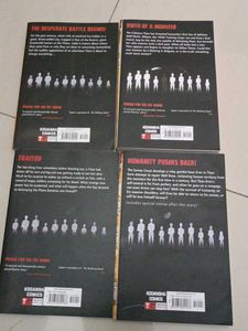 Attack on Titan Manga Set - Volumes 1-4