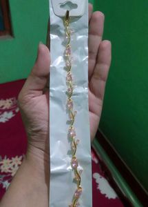 Elegant Pink Tulip Bracelet
