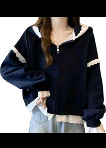 Savana Lace Trim Hoodie