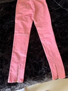 Pink Zara Denim Jeans