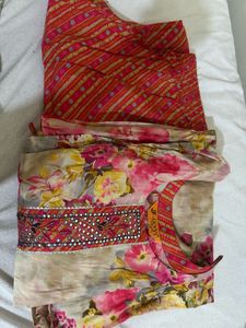 Floral Print Kurta with Pant Set
