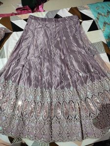 Elegant Lavender Lehenga Choli