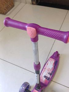 Purple 3-Wheel Scooter with Light-Up Wheels