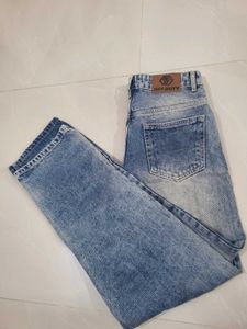 Off Duty Chill In Blue Wide-Leg Jeans | Size 26