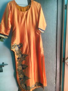 Elegant Orange Kurta