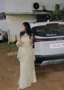 Elegant Cream Kurta Set with Dupatta
