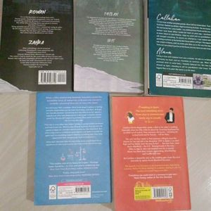 Set of 5 Popular Romance Novels