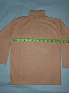 High Neck Cotton Tshirt 🛍 -orange