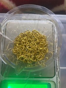 Golden Finish Jump Ring