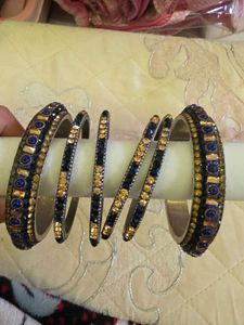 6 Set of Embellished Bangles