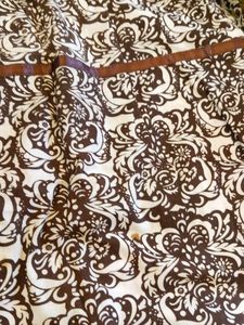 Vintage-Inspired Brown Print Dress