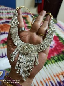 Silver Stone Jewel Set Pack Of 3