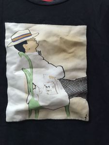 Unique Graphic Print Tee