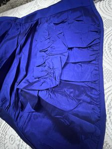 3 for 999 Royal Blue Strapless Ruched Dress