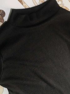 black long sleeve top