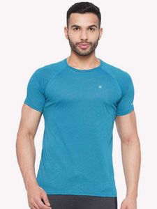 Raglan Sleeves Round Neck Sports T-shirt