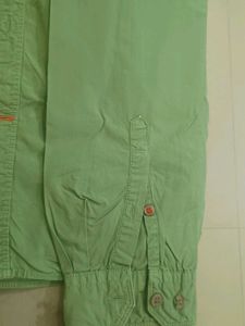 Men's Light Green Casual Shirt