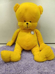 Cute Yellow Plush Teddy Bear