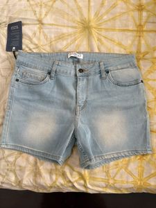 Light Wash Denim Shorts
