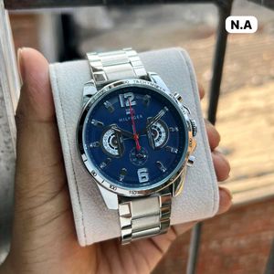 Tommy Hilfiger • Dial: Blue with chronograph-style