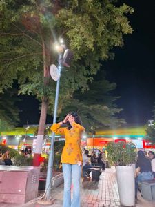 Stylish Yellow Floral Kurta