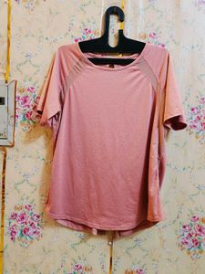 🇳🇿🎀💫Stylish Rose Pink Oversized T-Shirt