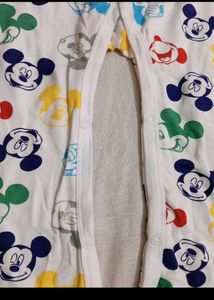 18-24 mnth Cute Mickey Mouse Baby Sleepsuit