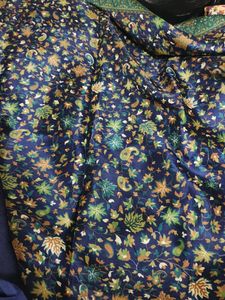 Elegant Floral Print Saree