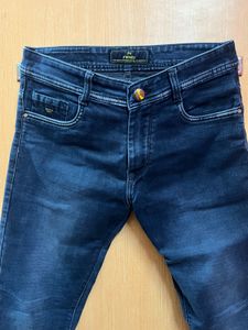 Dark Blue Slim Fit Denim Jeans
