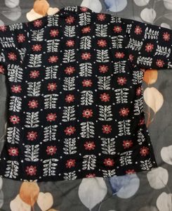 Stylish Dark Blue Printed Kurta