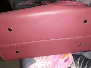 Leatherette Shoulder Bag with 3 Compartments