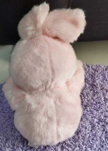 Vintage Pink Bunny Plush