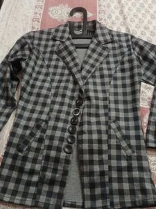 Checkered Blazer