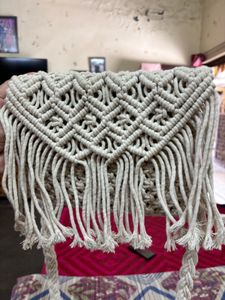 Macrame crossbody handmade bag