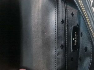 ZARA Black  leather studded crossbody bag