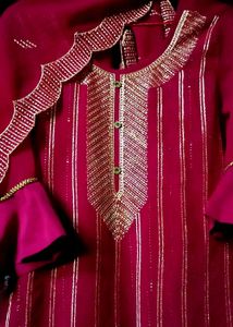 magenta pakistani suit 😍