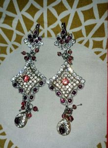 Elegant Oxidized Silver Necklace Set