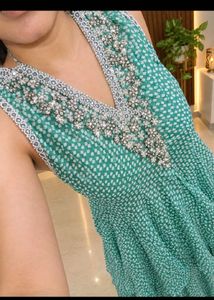 Teal Printed Co-ord Set