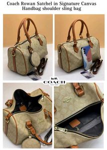 COACH*SPEEDY HIGH QUALITY LEATHER BAG*