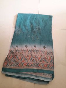 Blue Printed Dupatta